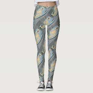 Leggings baleines bleues de natation