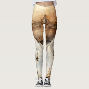 Leggings Ballon à air chaud à vapeur vintage