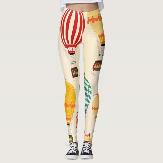 Leggings Ballon à air : conception motif ludique. (Devant)