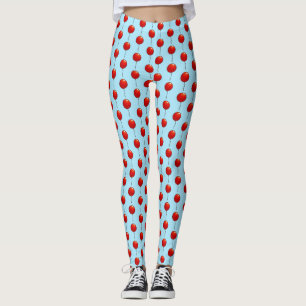 Leggings Ballons rouges simples brillants Motif de fête d'a