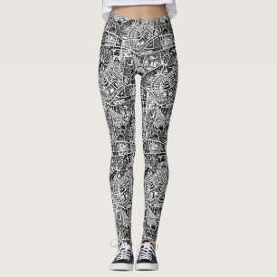Leggings balnéaire rural noir