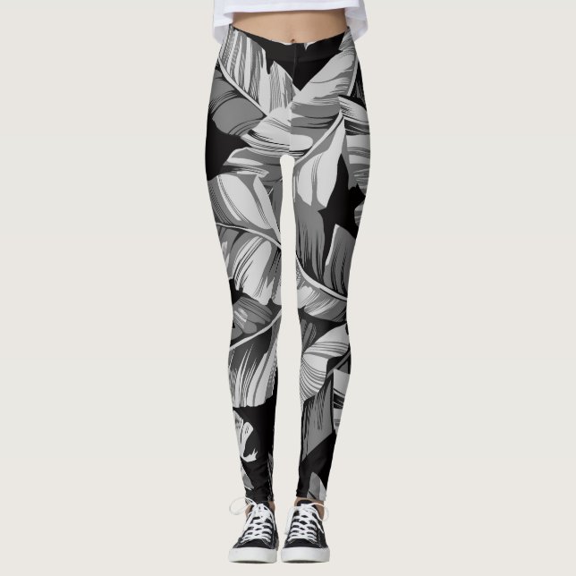Leggings Banane Feuille 3 (Devant)