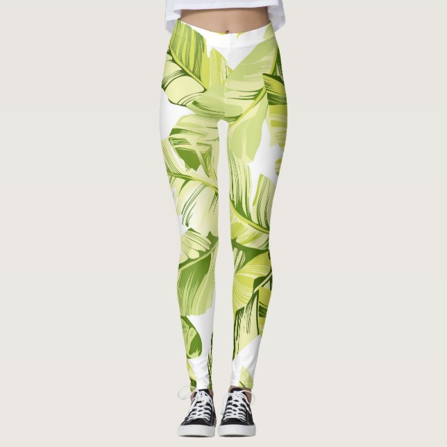 Leggings Banane Feuille 4 (Devant)