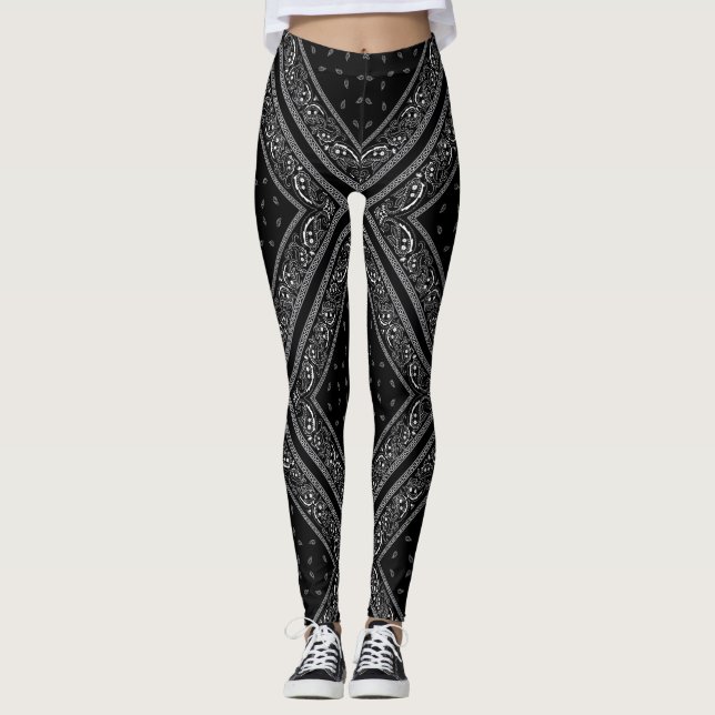 Leggings Bandana noir Too (Devant)