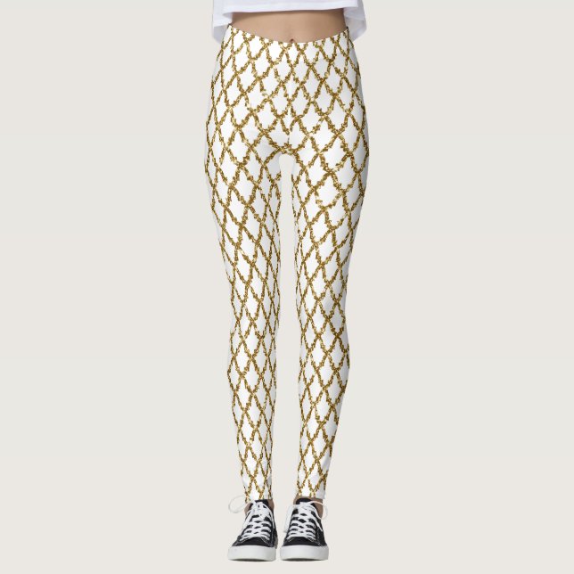 Leggings Bandanes florales bon marché (Devant)