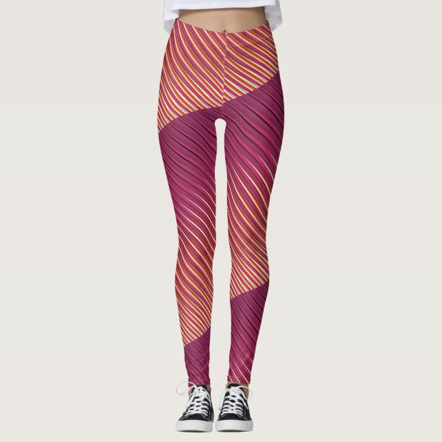 Leggings Bande multicolore (Devant)