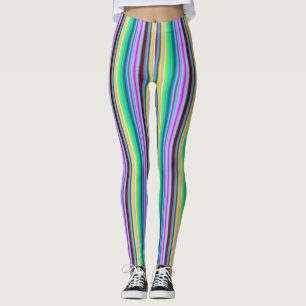 Leggings Bandes arc-en-ciel - Motif