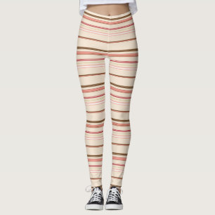 Leggings Bandes brunes pimpantes