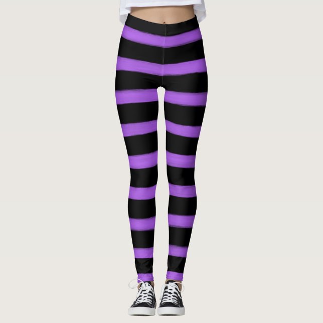 Leggings Bandes de boutons (Devant)