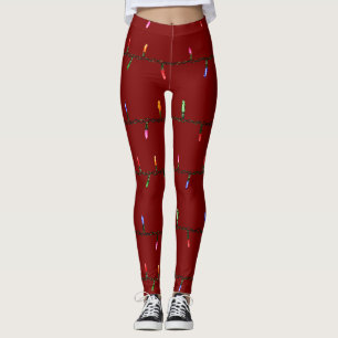 Leggings Bandes de guirlandes lumineuses