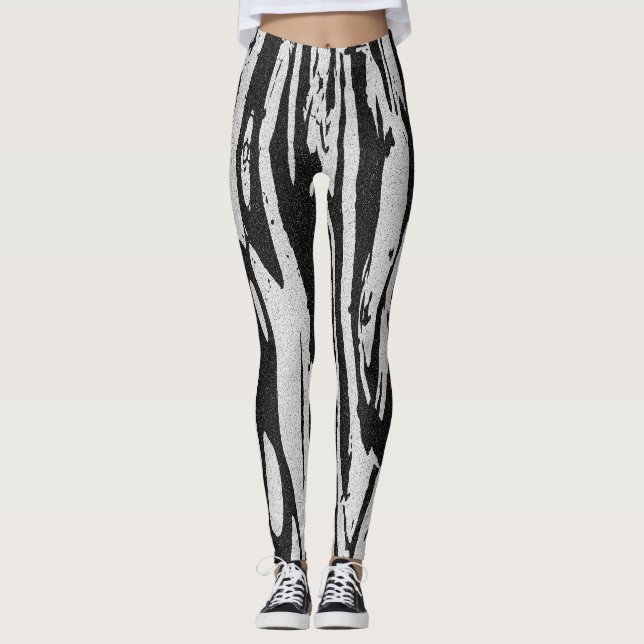 Leggings Bandes déchirées (Devant)
