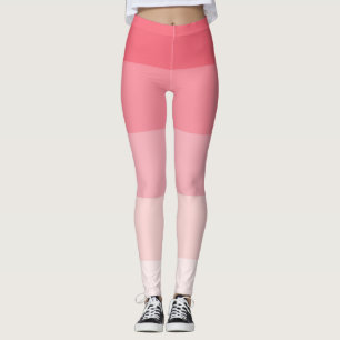 Leggings Bandes Ombres roses