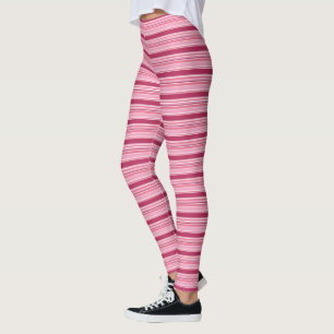 Leggings Bandes roses