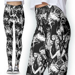 Leggings Baphomet Satanic noir et blanc diable gothique<br><div class="desc">Baphomet Satanic noir et blanc dell diable gothique | Vêtements gothiques. Plongez-vous dans l'occulte avec mes pattes Baphomet Satanique noir et blanc. Dotés d'un motif mystique avec Baphomet, chats, chauves-souris et corbeaux, ces jambières dégagent une allure gothique. Parfaits pour les filles gothiques ou comme un cadeau délirant, ils présentent des...</div>