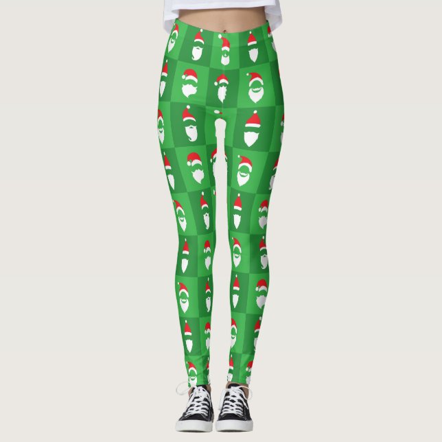 Leggings Barbe du Père Noël (Devant)