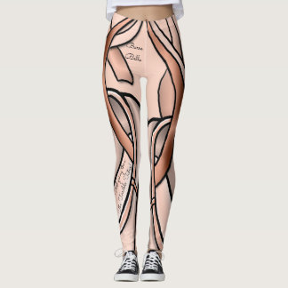 Leggings Barre Belle - Drôle Thème Ballet - Personnalisé
