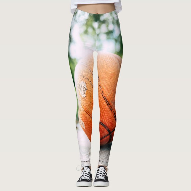 Leggings Basket-ball cadeau (Devant)