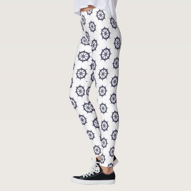 Leggings Bateau de la Marine Bateau nautique Capitaine mari (Gauche)