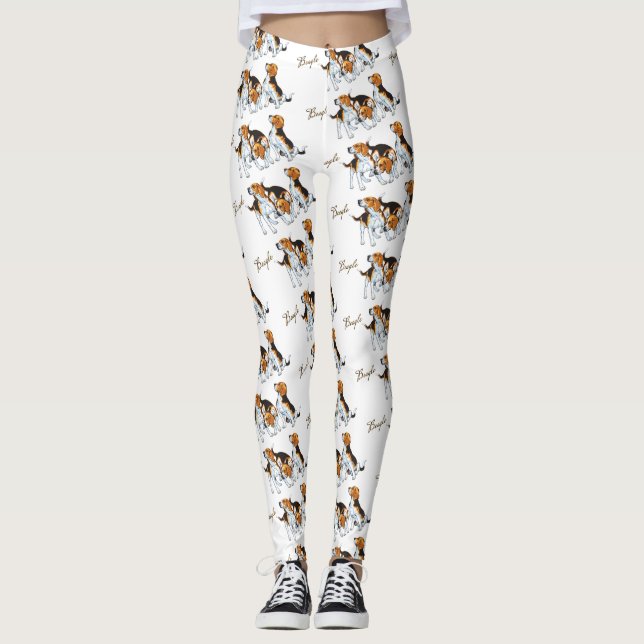 Leggings beagle hounds (Devant)