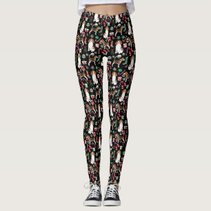 Leggings Beagles de Noël