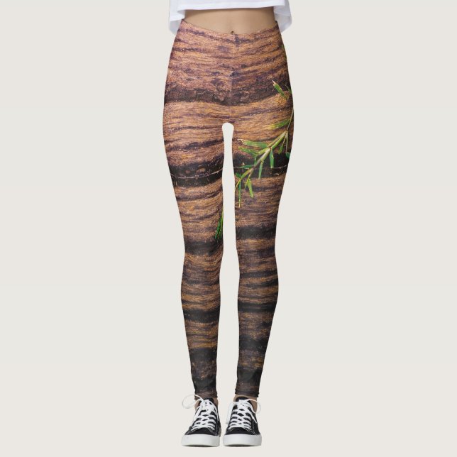 Leggings beau bois ancien (Devant)