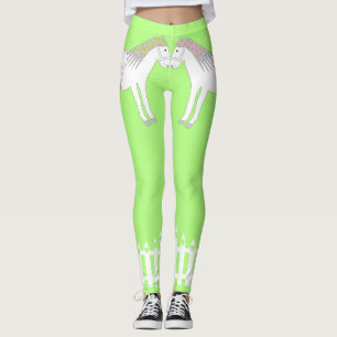 Leggings Beau Chevaux Mariages blancs