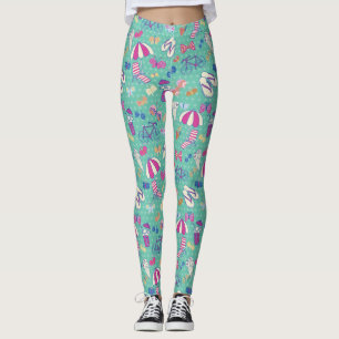 Leggings Beau motif avec des éléments d'été