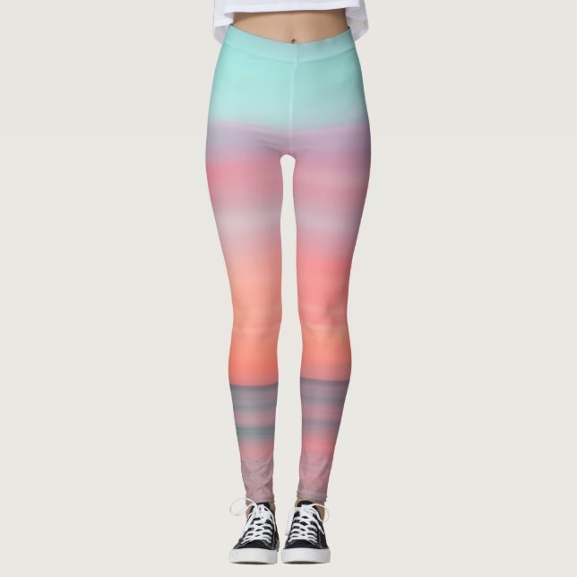 Leggings Beau Paysage marin (Devant)