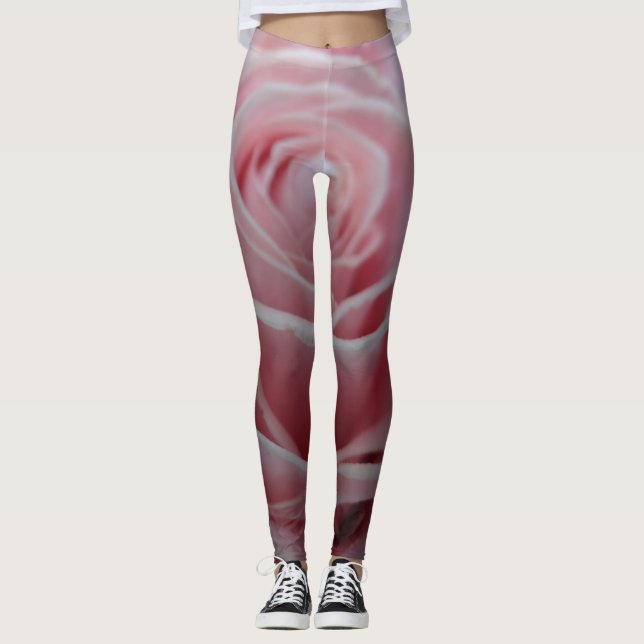 Leggings Beau rose (Devant)