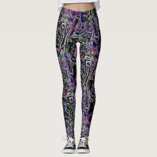 Leggings Beaucoup De Visages Étranges...