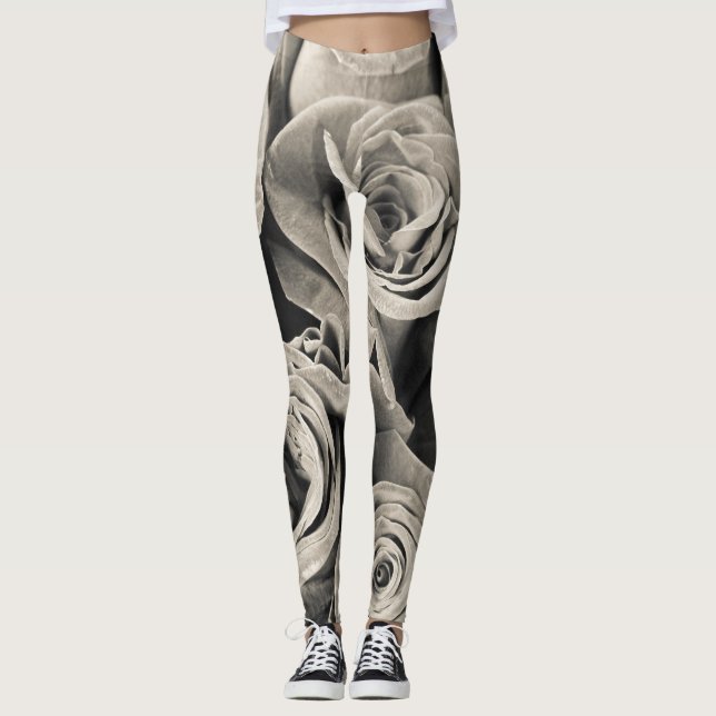 Leggings Beauté velours vintage (Devant)