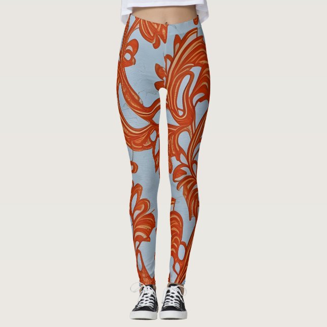 Leggings Beaux hérissons traditionnels (Devant)