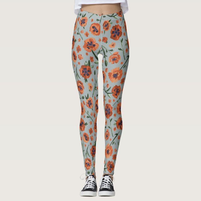 Leggings Beaux Pépites à motifs floraux (Devant)