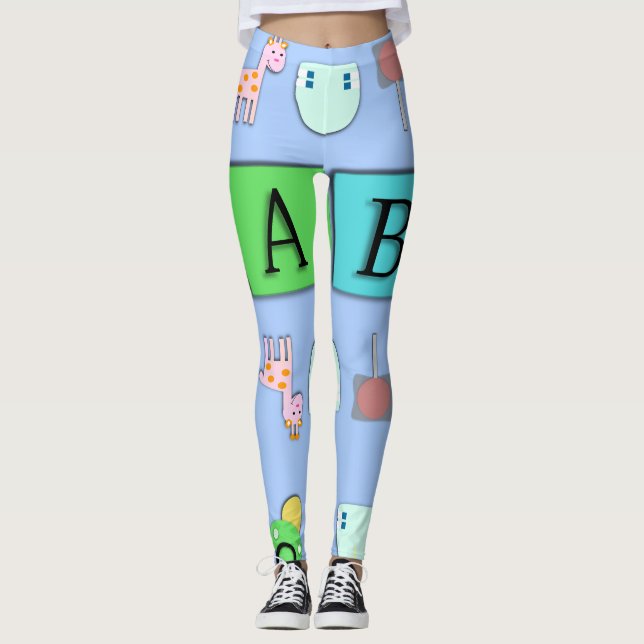 Leggings Bébé adulte Baby4Life mignon superbe de guêtres (Devant)