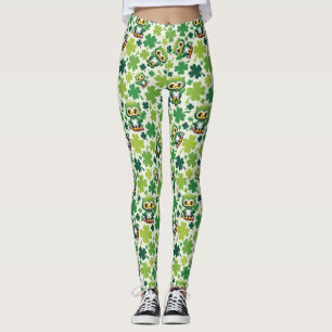 Leggings Bébé Hibou Mignon St Patrick Dessin Animé