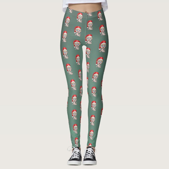 Leggings Bébé Père Noël Noël (Devant)