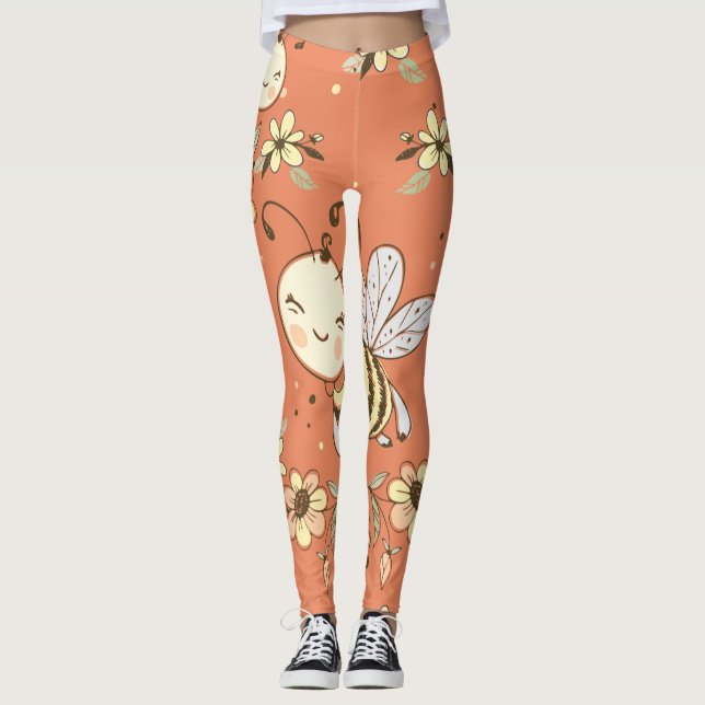 Leggings Bee Painting (Devant)