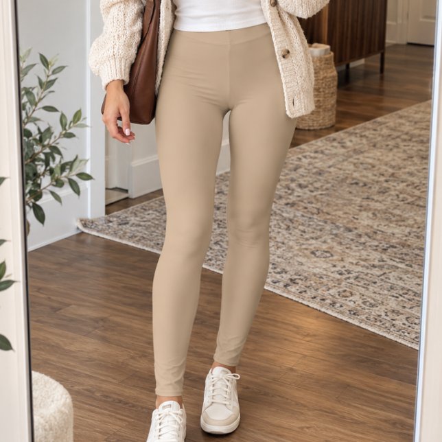 Leggings Beige Uni (Créateur téléchargé)