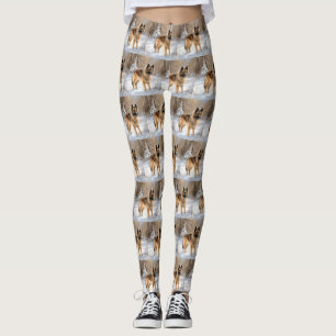 Leggings Belge Tervuren Laissons neiger Noël
