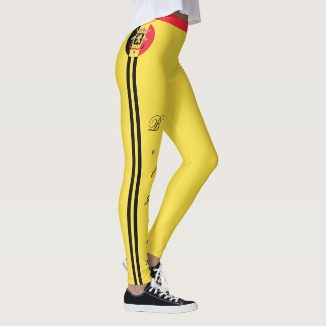 Leggings Belgique & Belgique Drapeau mode, Voyage/Ventilate (Droite)