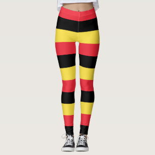 Leggings Belgique Couleurs du pavillon national Horizontal