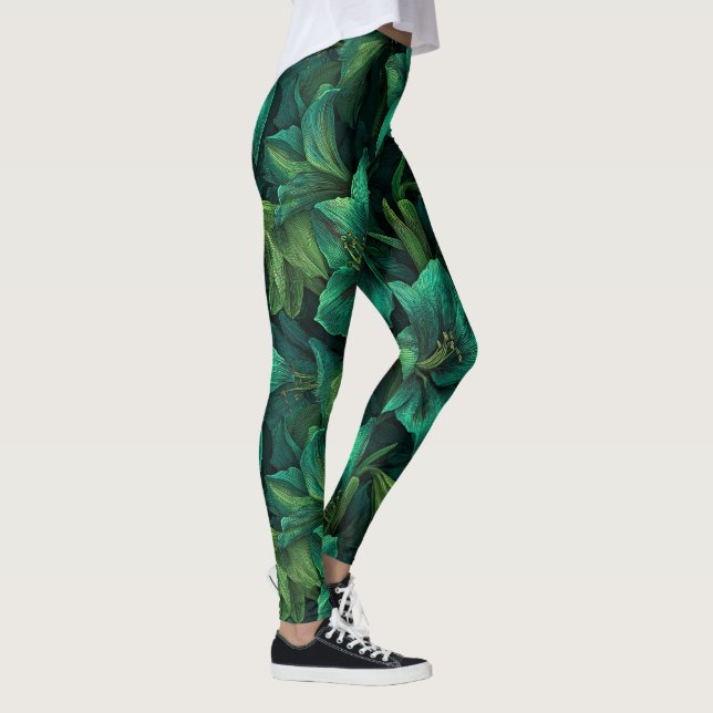 Leggings Belle Amaryllis Luxe Mode de Course (Droite)