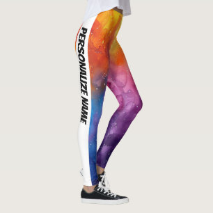 Leggings Belle aquarelle PERSONNALISER