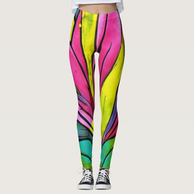 Leggings Belle collection de Plantes (Devant)