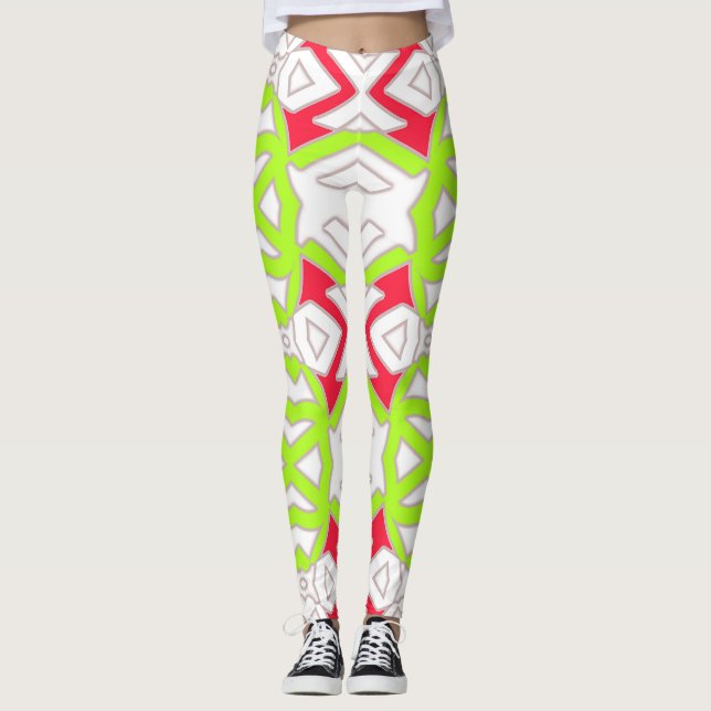 Leggings Belle feuille multicolore classique "Ratti_Creativ (Devant)