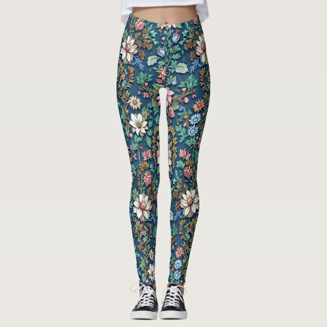 Leggings Belle florale Vintage (Devant)