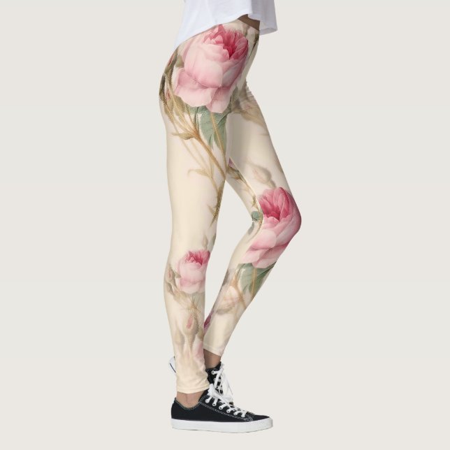 Leggings Belle florale Vintage (Droite)
