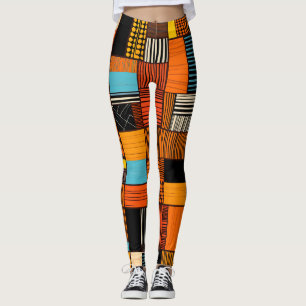 Leggings Belle impression africaine