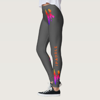 Leggings Belle Kayaker dans les couleurs rose orange foncé 