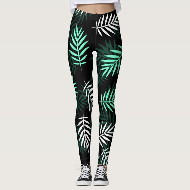 Leggings Belle nature feuille (Devant)